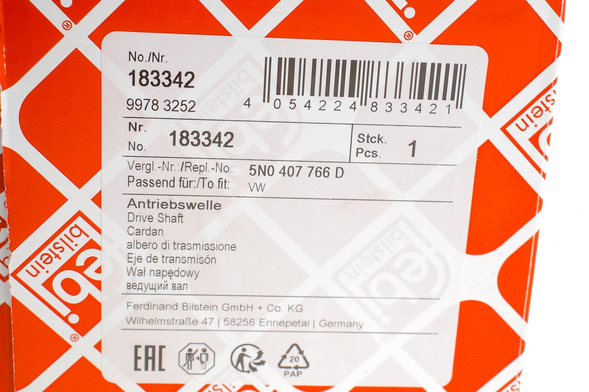 183342 FEBI BILSTEIN